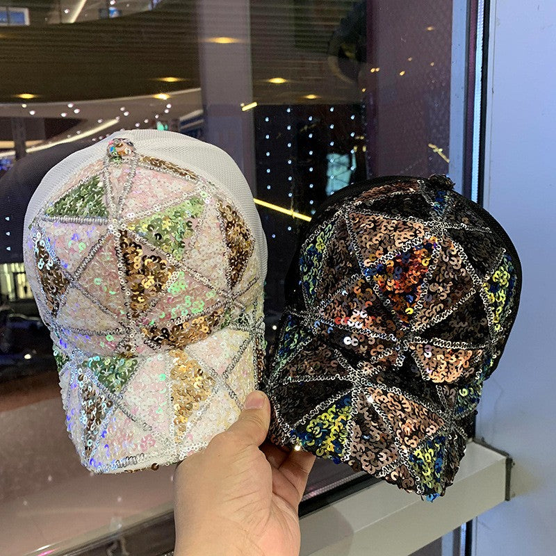 Aveline Sequined Baseball Cap