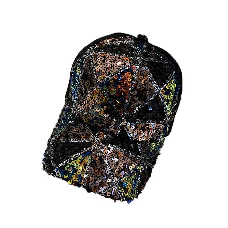 Aveline Sequined Baseball Cap