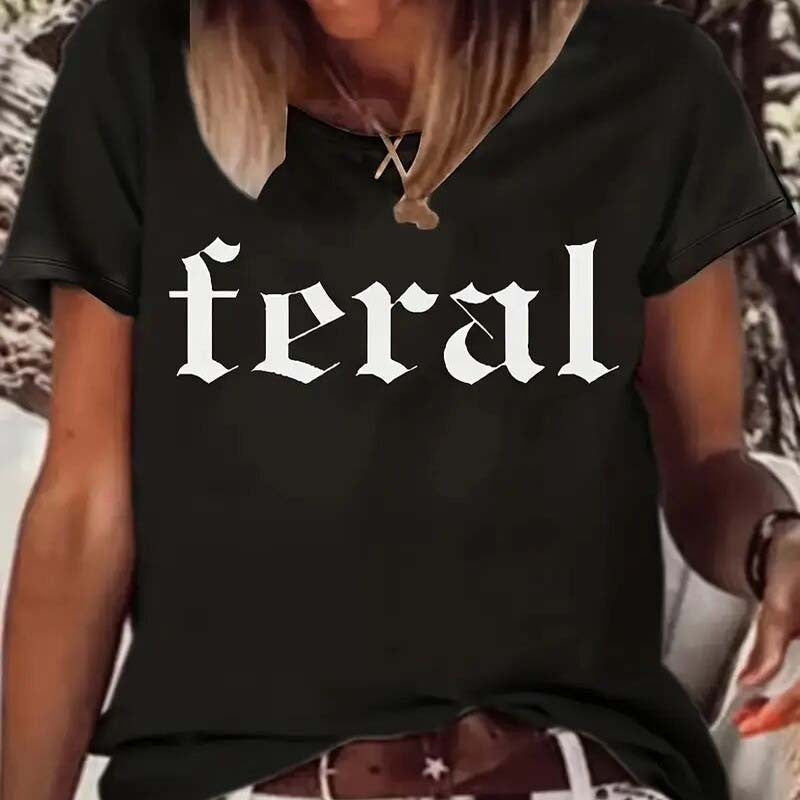 Feral Statement Graphic Tee