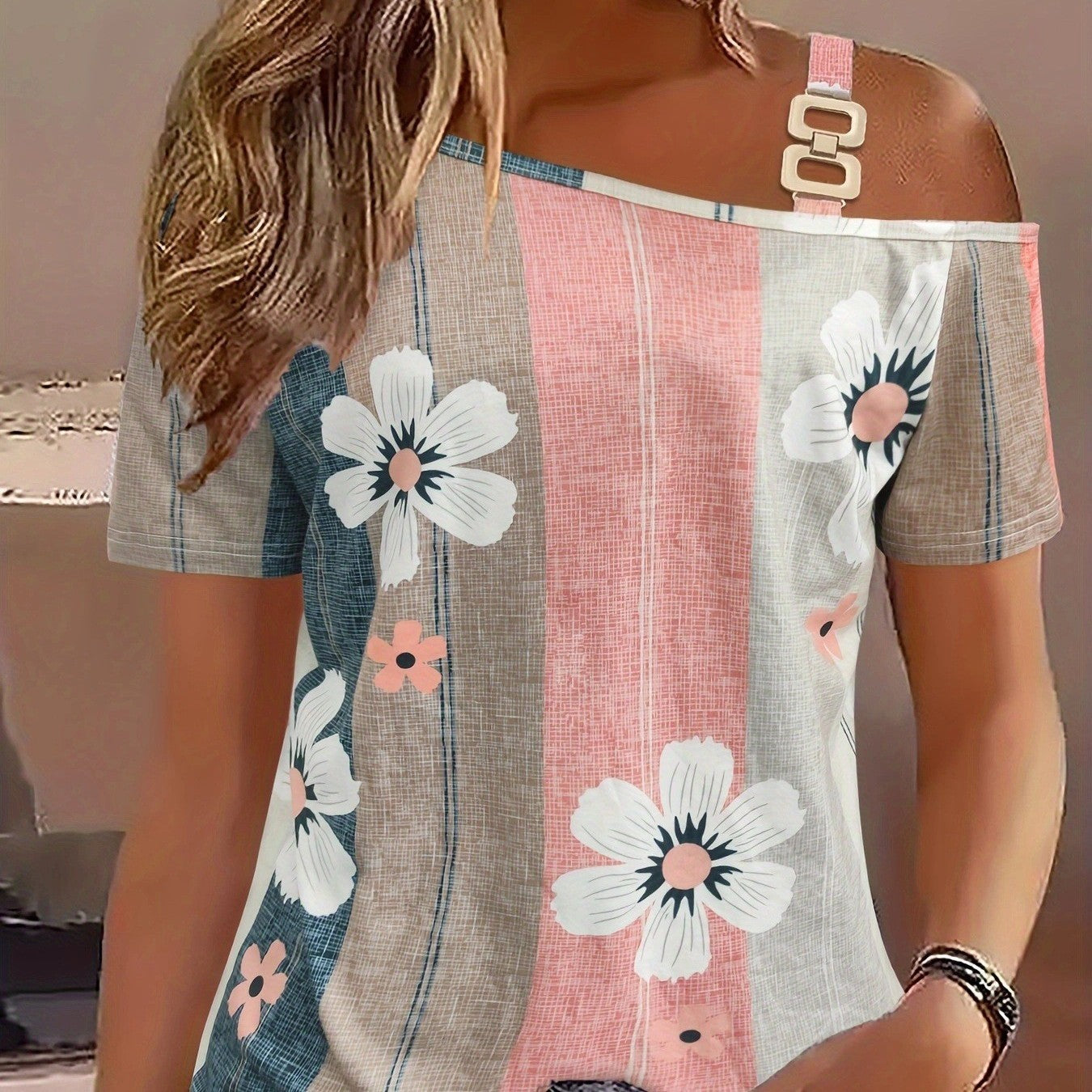 Fiorelle Floral Knit Tee