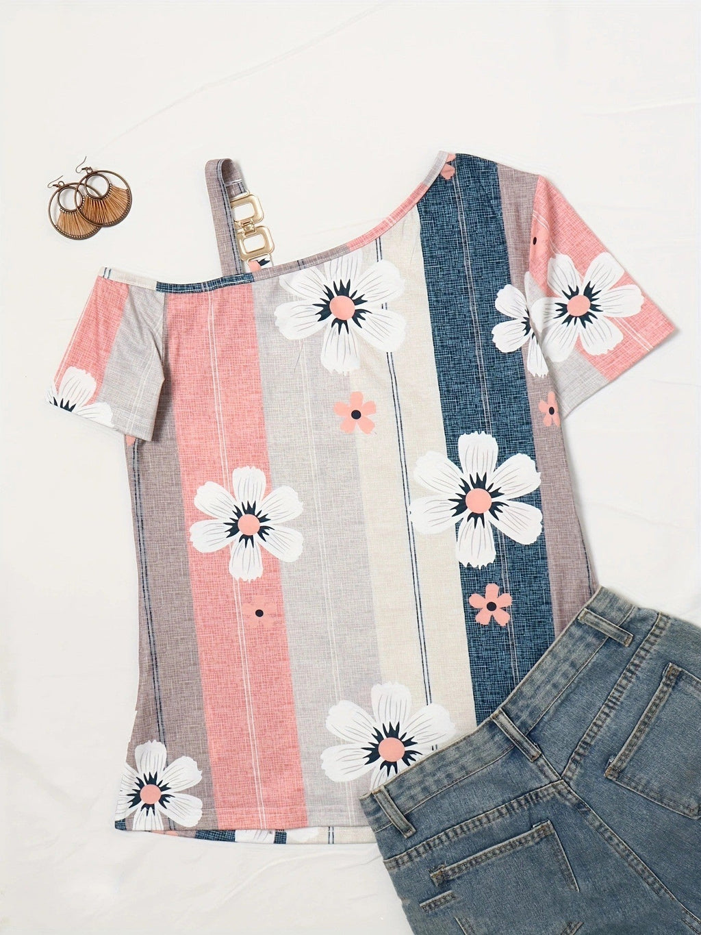 Fiorelle Floral Knit Tee