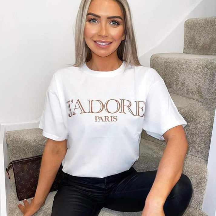 J’Adore Paris Oversized Tee