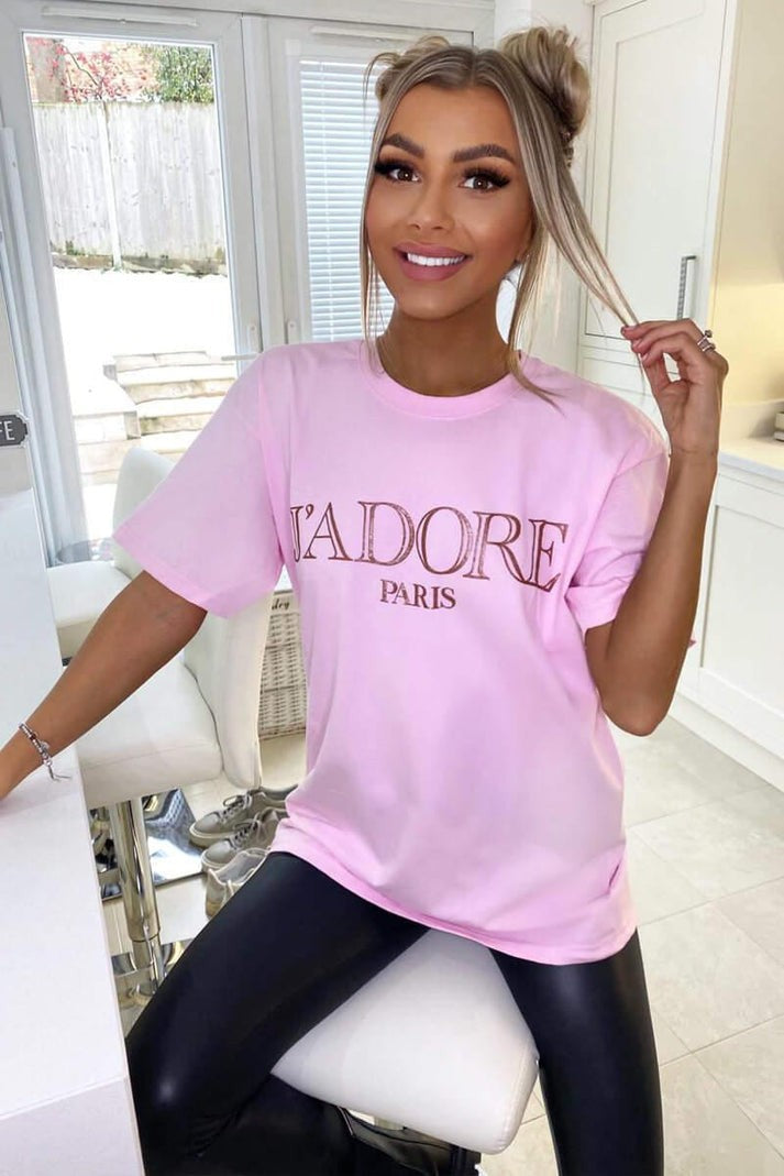 J’Adore Paris Oversized Tee