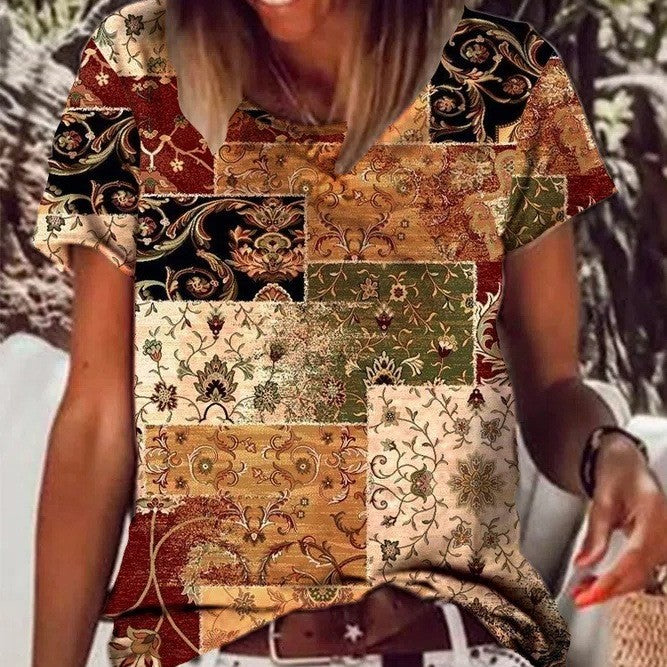 Liora Botanical Print Tee