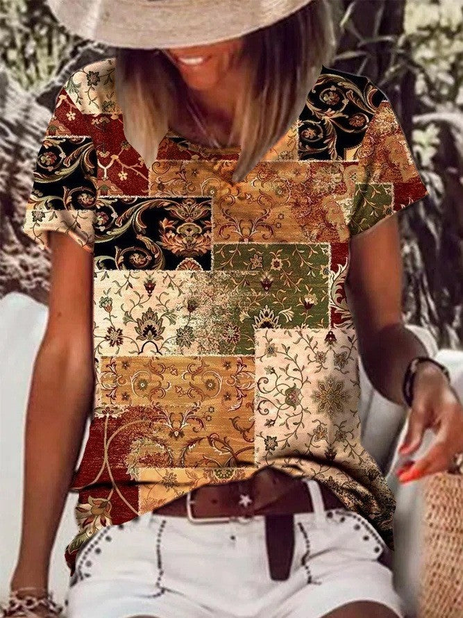Liora Botanical Print Tee