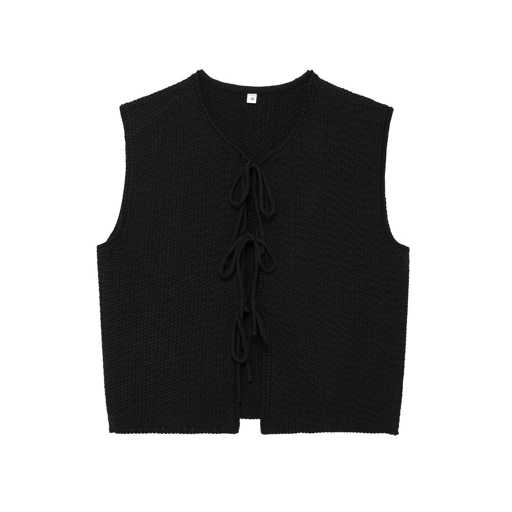 Liora Bow-Knit Vest