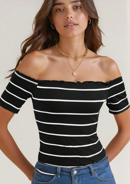 Marina Nautical Stripe Top