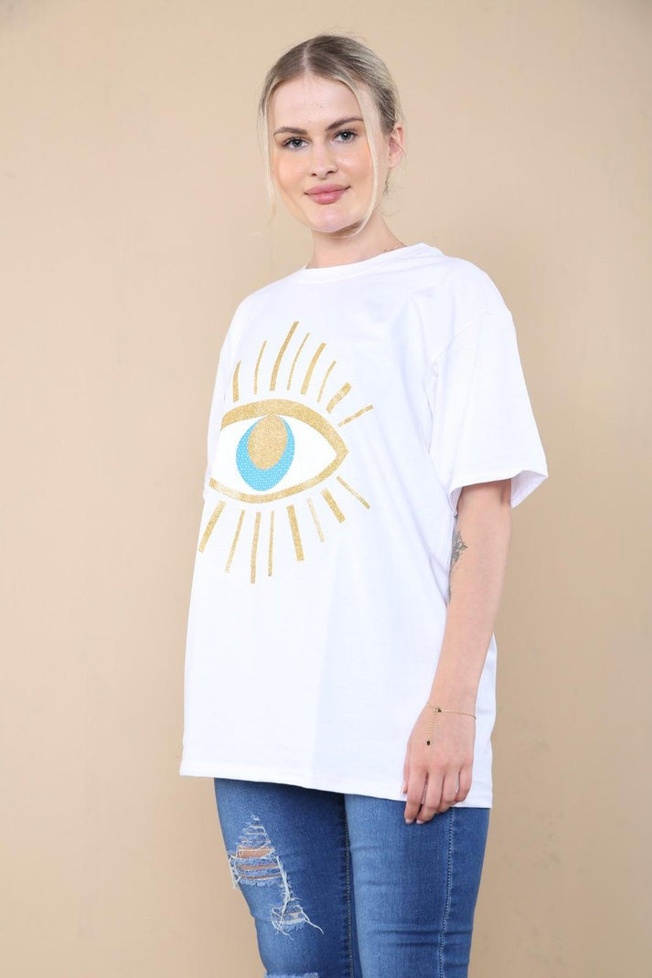 Selene Sequin Eye Tee
