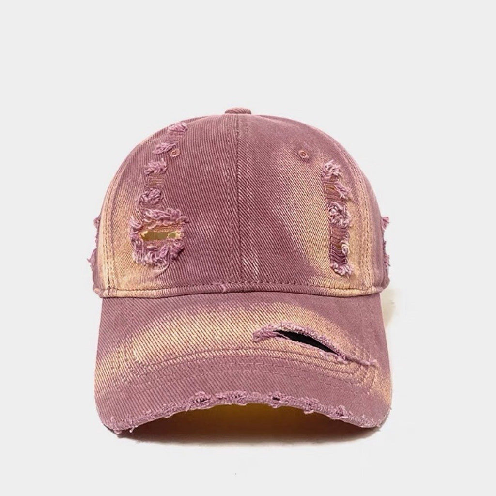 Sorelle Distressed Denim Cap