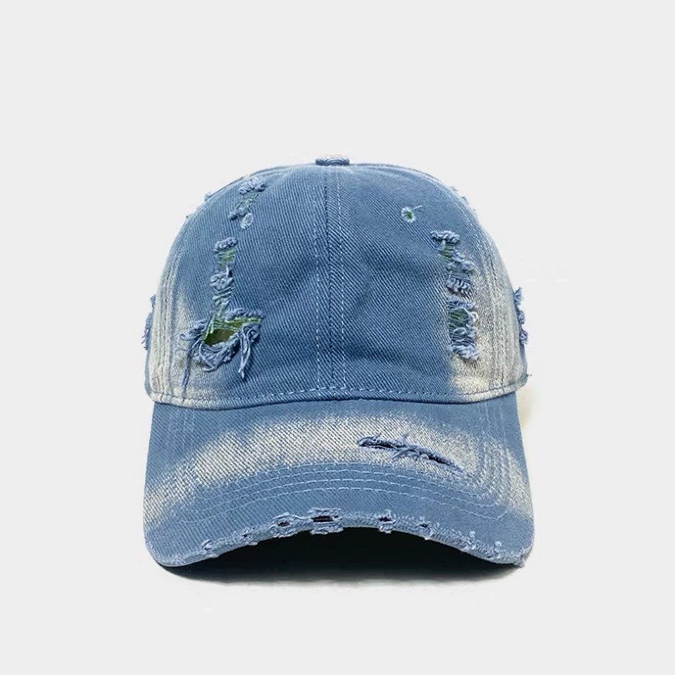 Sorelle Distressed Denim Cap