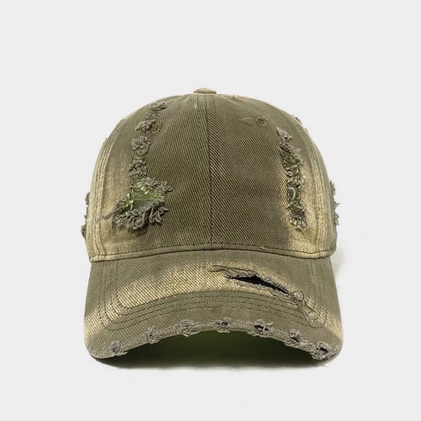 Sorelle Distressed Denim Cap
