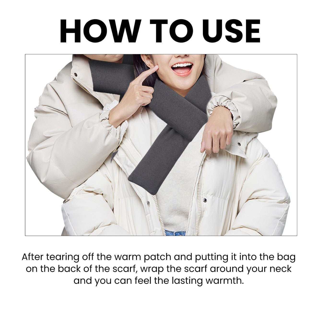 ThermaLuxe Heated Winter Scarf