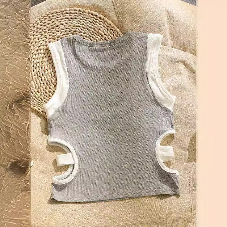 Veya Sleek Ribbed Vest
